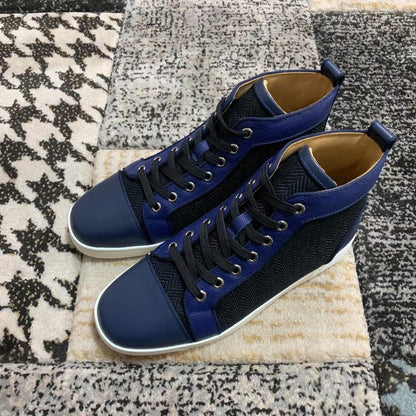 Christian Louboutin Albastru Negru Clasic High - prezentare produs