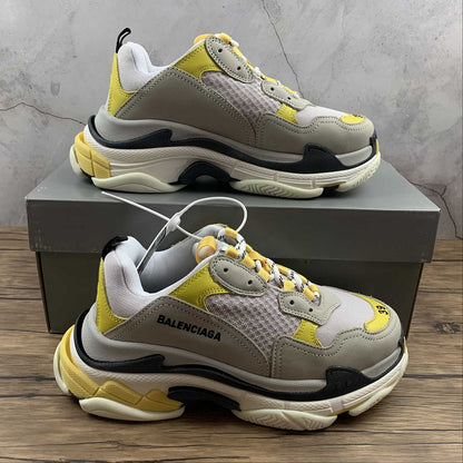 Balenciaga Triple S Galben Negru - prezentare produs