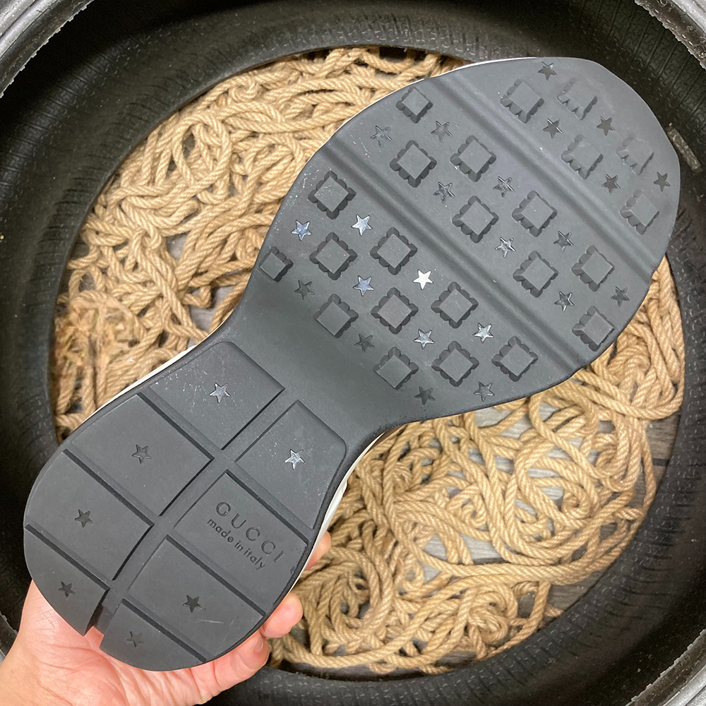 Gucci Rython Negru Alb Pantofi sport - prezentare produs