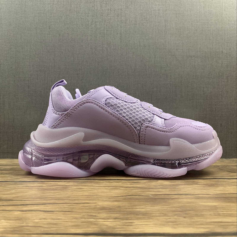 Balenciaga Triple S Light Violet Transparent Sole Pantofi sport - prezentare produs