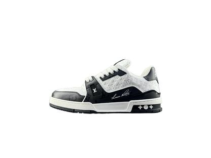 Louis Vuitton LV Trainers Negru Alb - prezentare produs