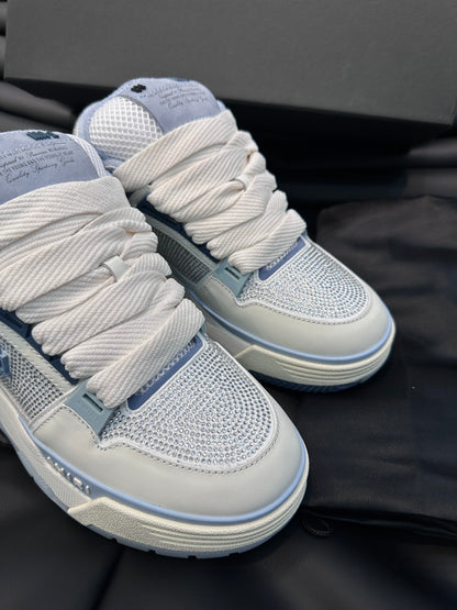 Amiri Ma 1 Baby Albastru Diamonds Custom New Colecție Pantofi sport - prezentare produs