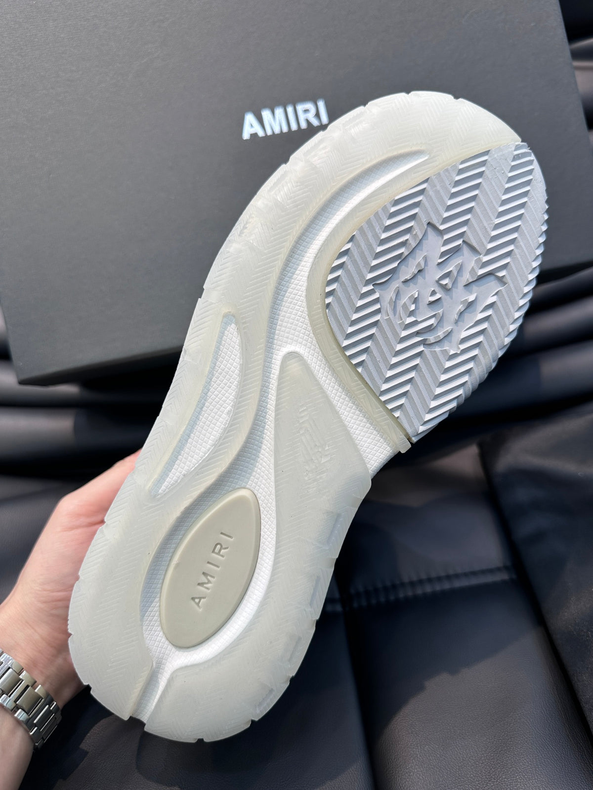 Amiri Ma 1 Alb Gri Diamonds New Colecție Pantofi sport - prezentare produs