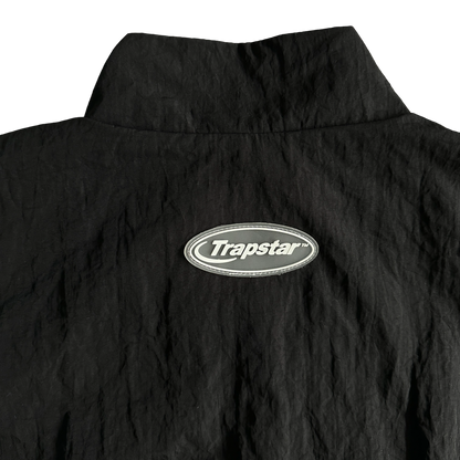 Trapstar Hyper Shellsuit Negru Albastru Trening - prezentare produs