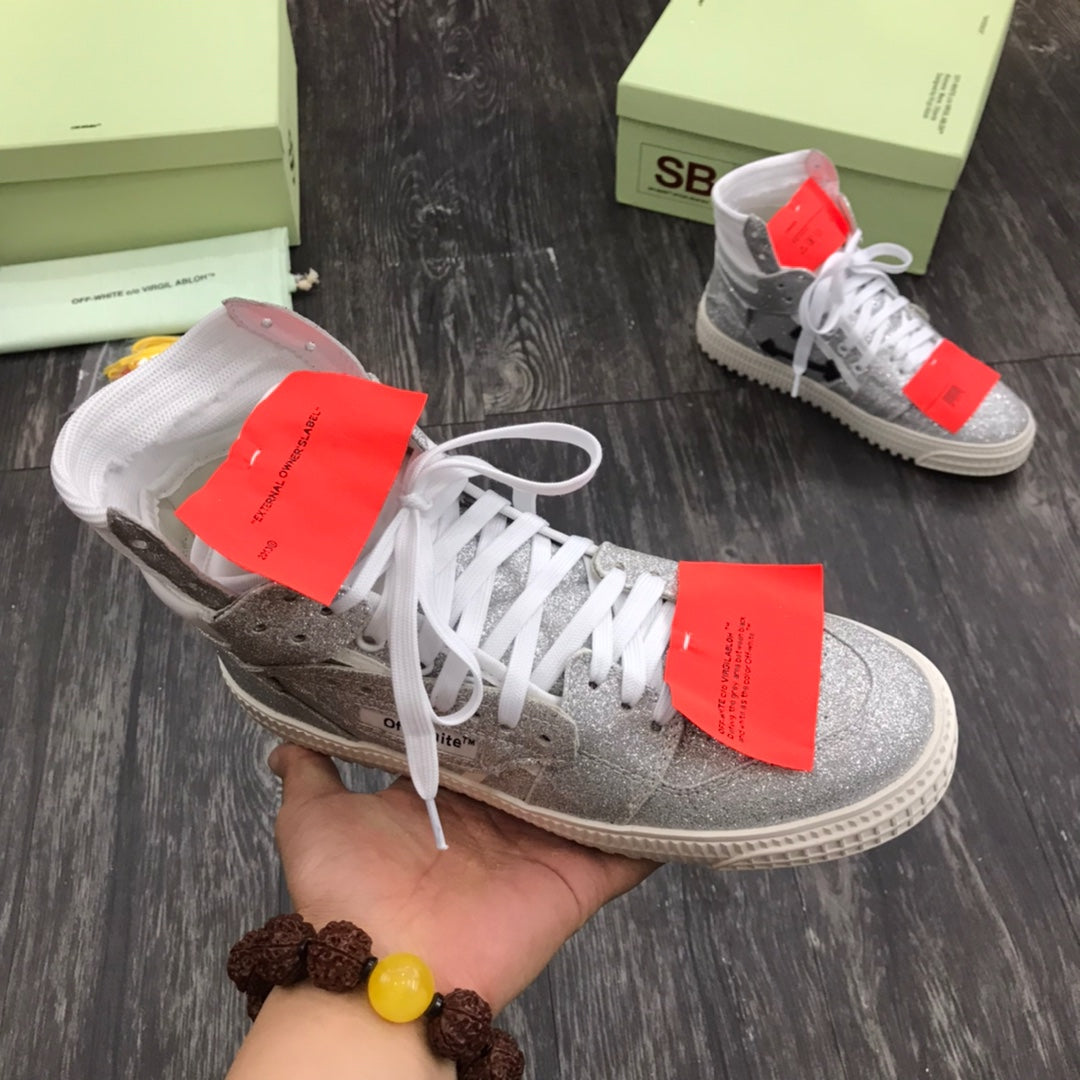 Off-White Off-White Court 3 0 Glitter Alb Pantofi sport - prezentare produs