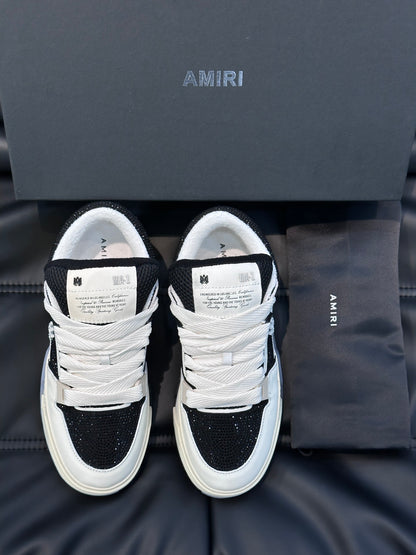 Amiri Ma 1 Negru Alb Diamonds Custom New Colecție Pantofi sport - prezentare produs