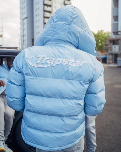 Trapstar Hypedrive Puffer Ice Albastru - prezentare produs