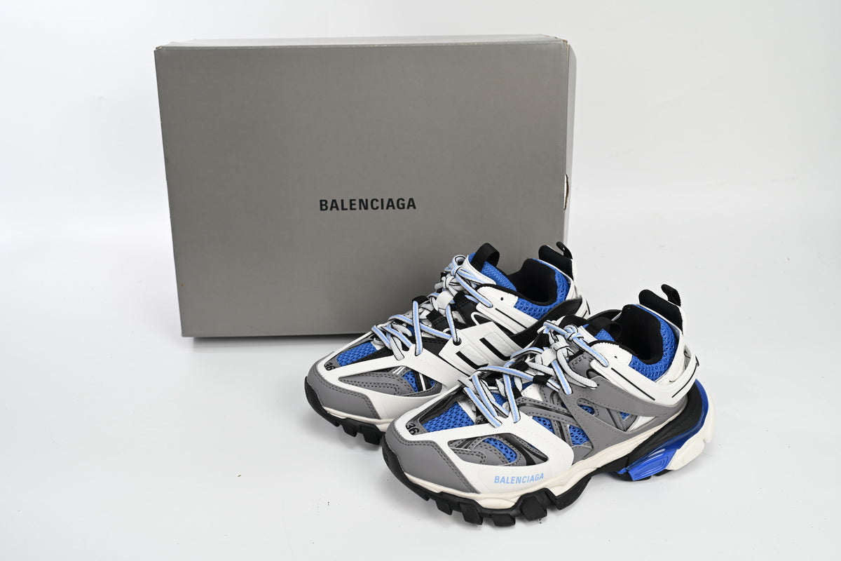 Balenciaga Track Alb Gri Albastru - prezentare produs