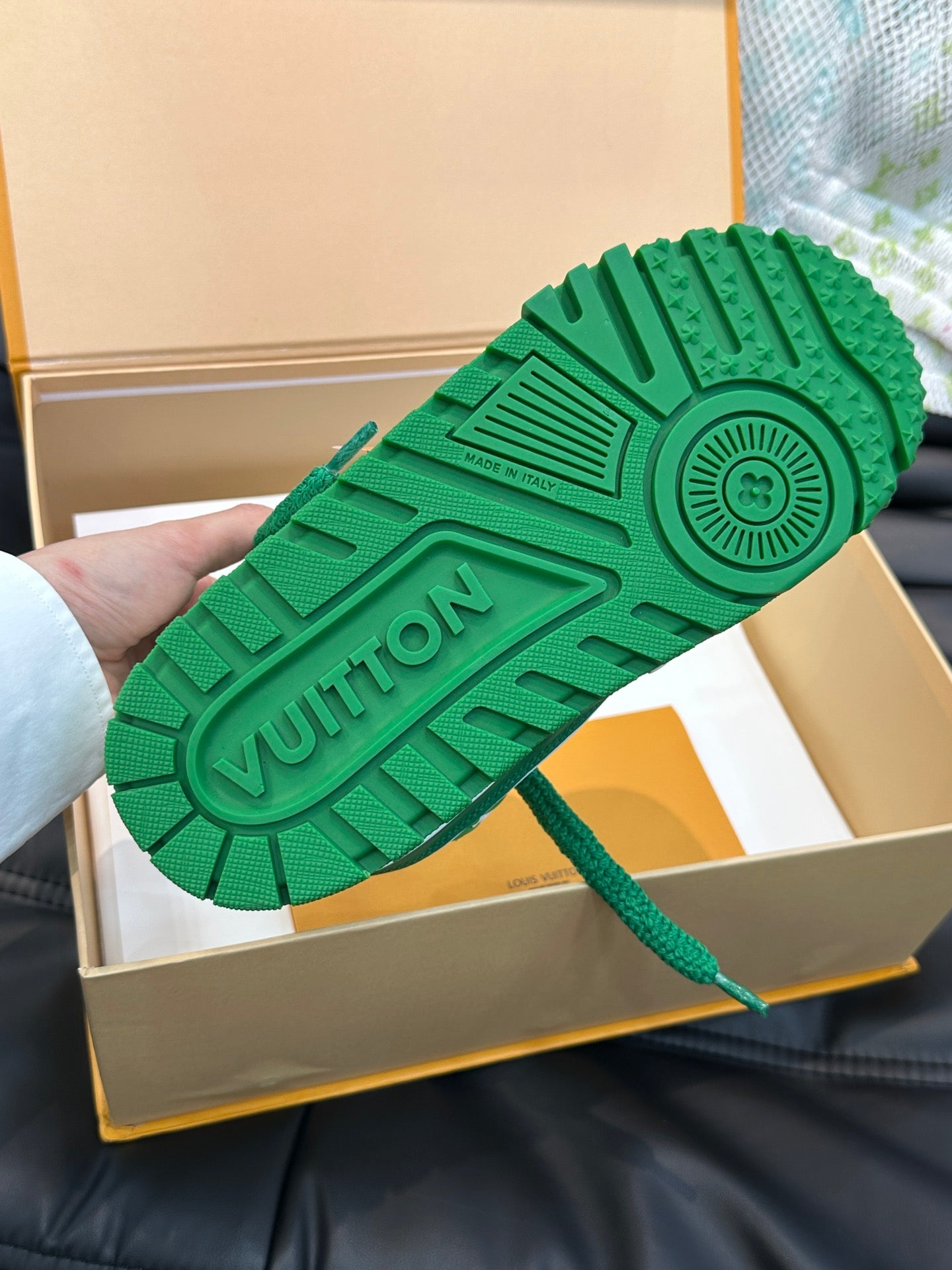 Louis Vuitton LV Trainers Maxi Verde - prezentare produs