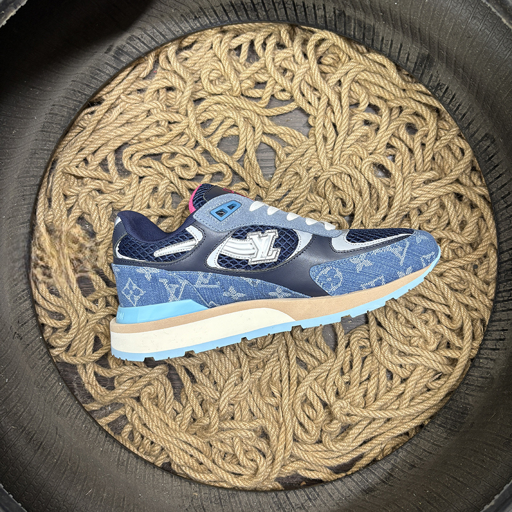 Louis Vuitton LV Run Away Albastru Roz - prezentare produs