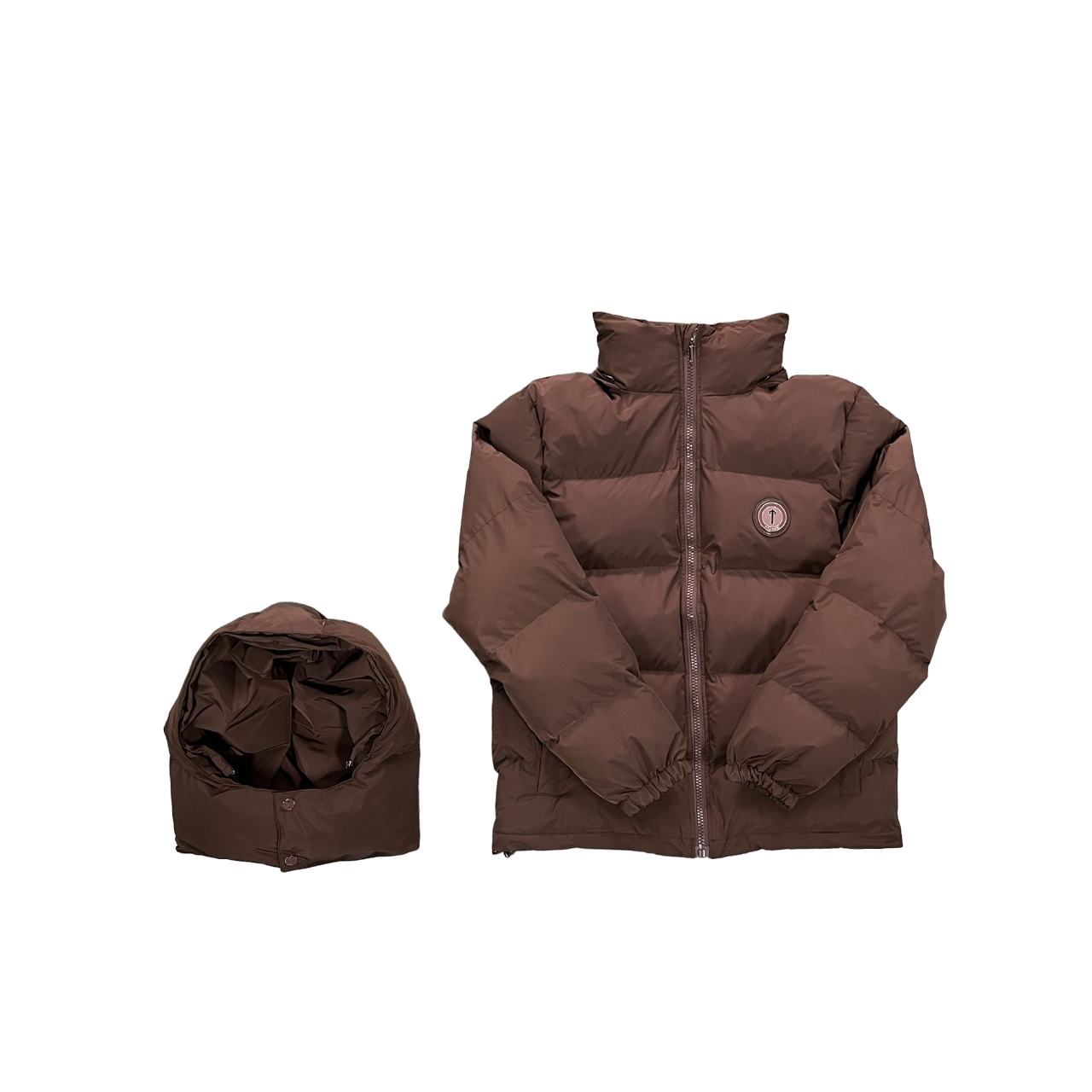 Trapstar Puffer Geacă Maro - prezentare produs