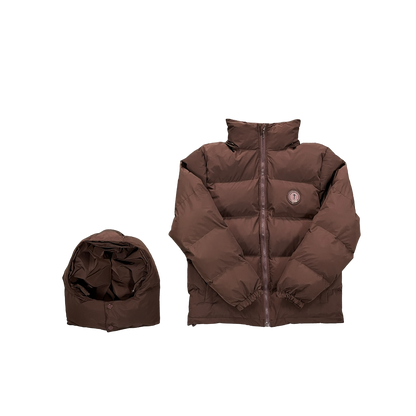 Trapstar Puffer Geacă Maro - prezentare produs