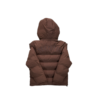 Trapstar Puffer Geacă Maro - prezentare produs