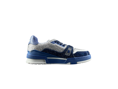 Louis Vuitton LV Pantofi sport Albastru Gri Diamonds Luxury Ediție - prezentare produs