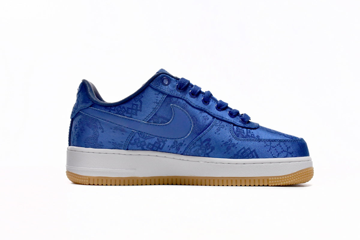 Clot X Nike Air Force Premium Albastru Silk Pantofi sport - prezentare produs