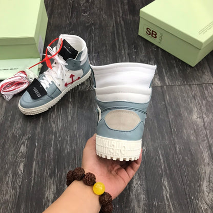 Off-White Court 3 0 Baby Albastru Alb - prezentare produs