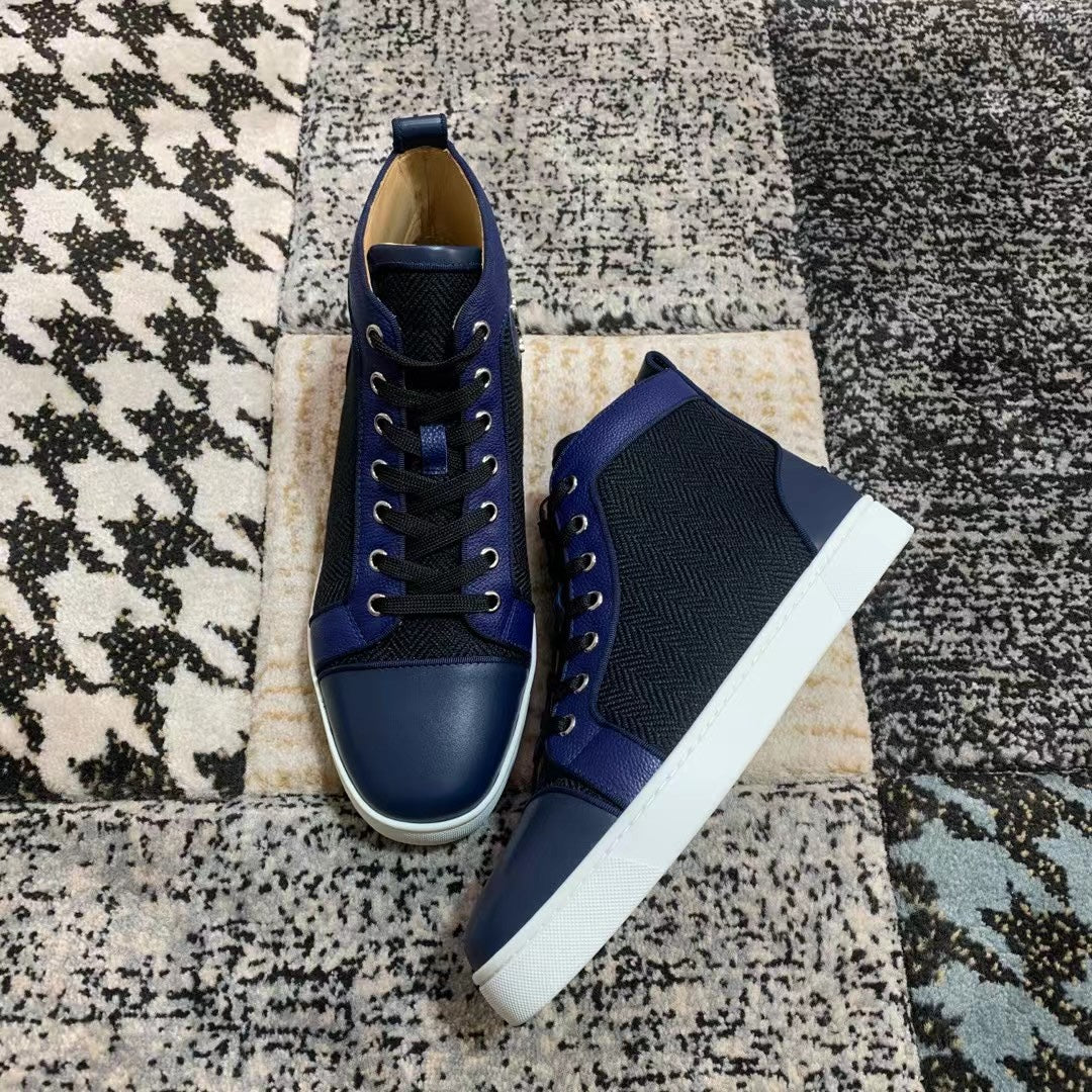 Christian Louboutin Albastru Negru Clasic High - prezentare produs