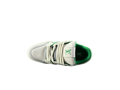 Louis Vuitton LV Pantofi sport Alb Verde - prezentare produs