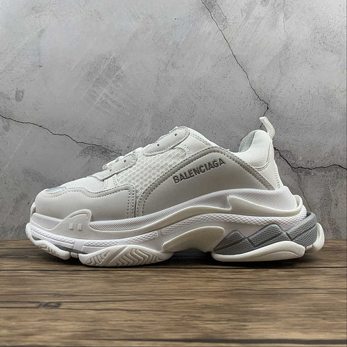Balenciaga Triple S Alb Gri - prezentare produs