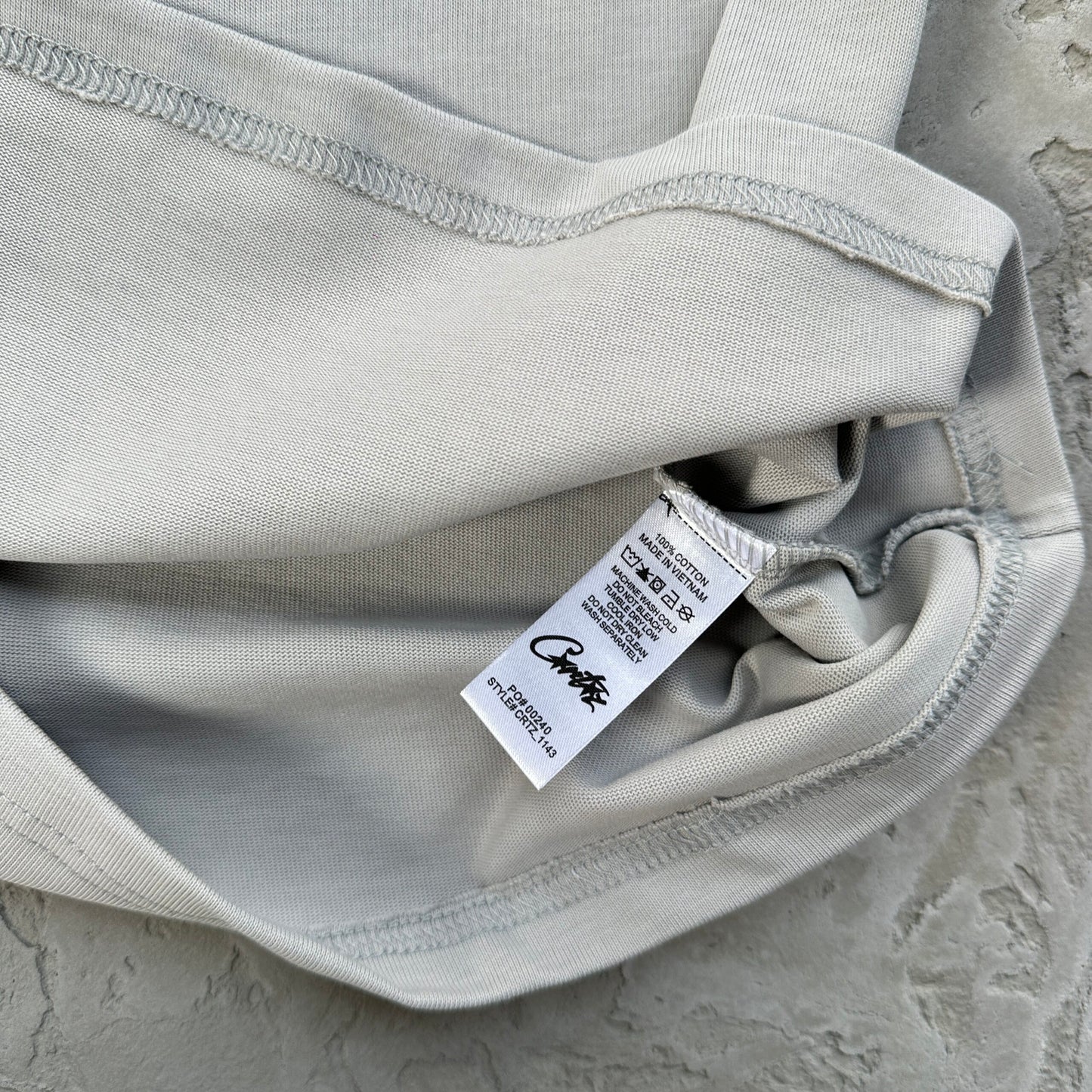 Corteiz Tricou New Colecție Gri - prezentare produs