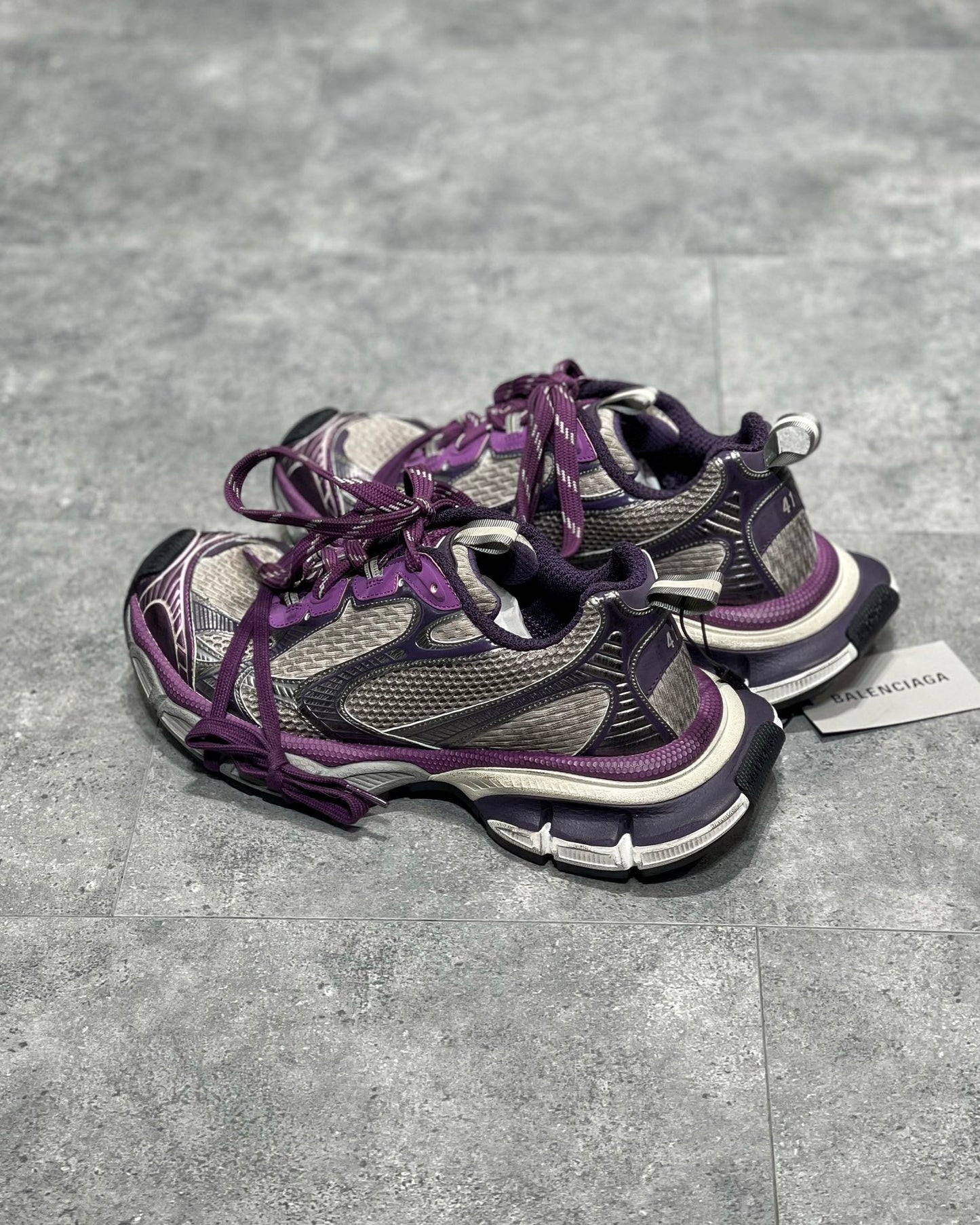 Balenciaga 3XL Violet Pantofi sport - prezentare produs