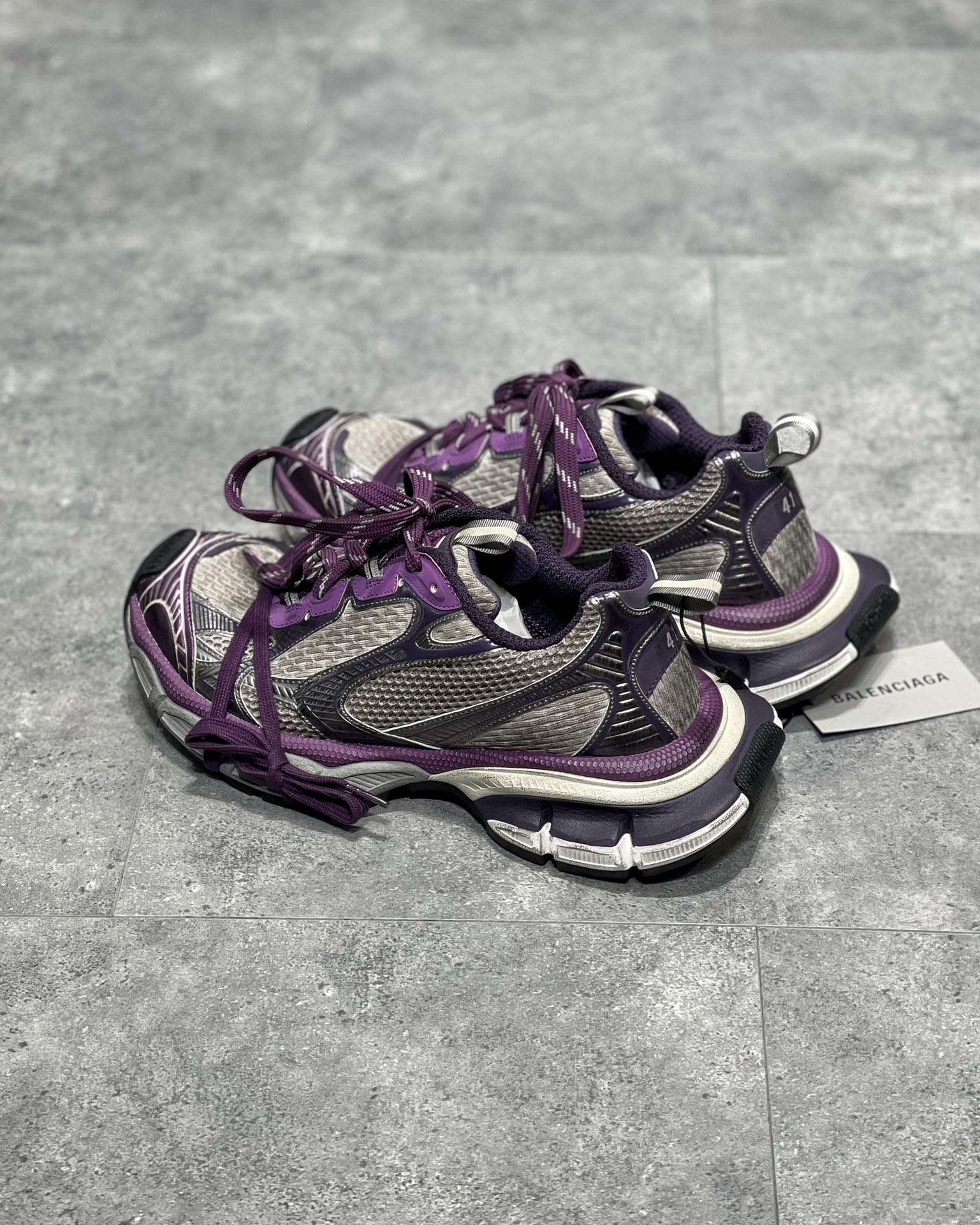 Balenciaga 3XL Violet Pantofi sport - prezentare produs