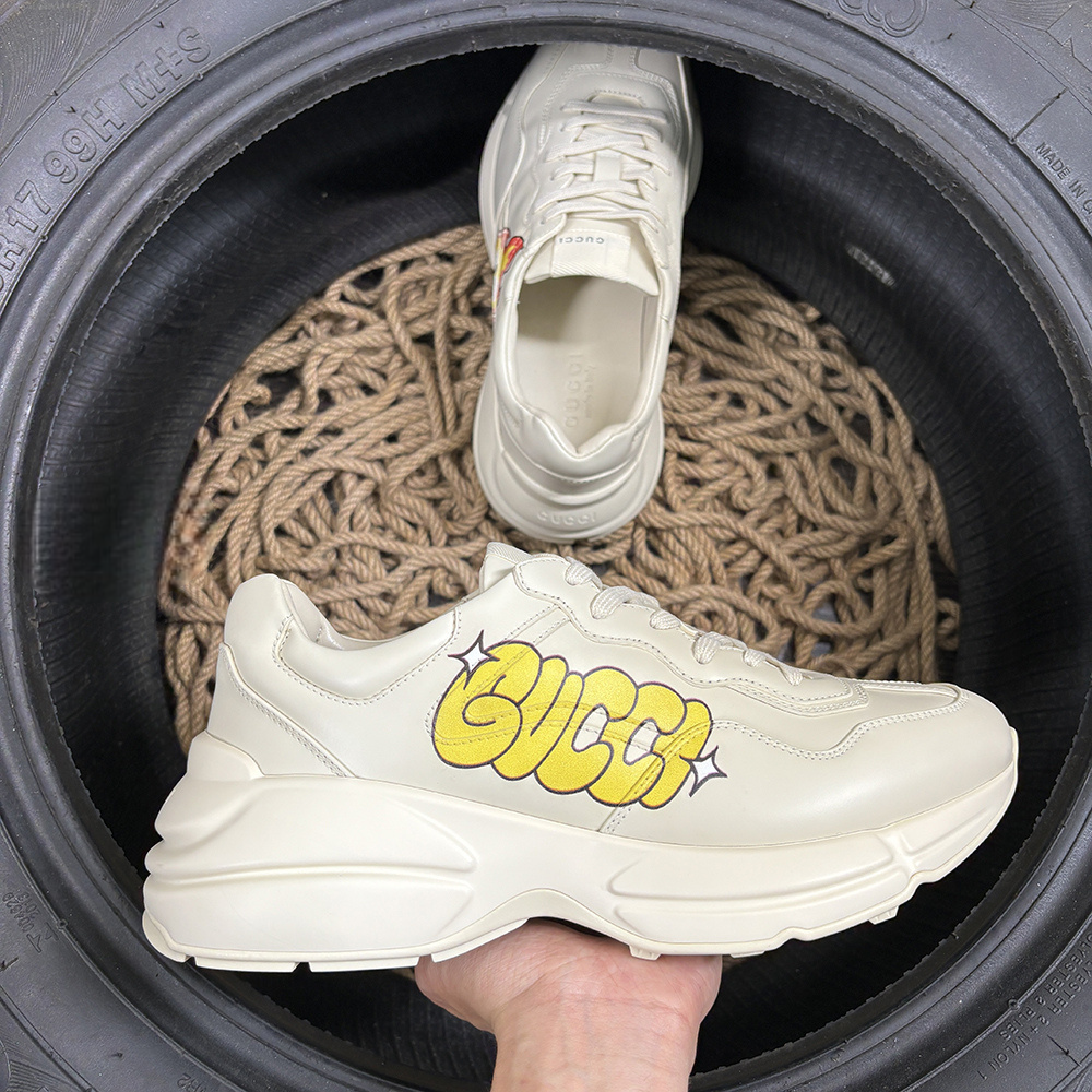 Gucci Rython Alb Fire Pantofi sport - prezentare produs