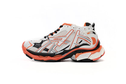 Balenciaga Runner Portocaliu Alb - prezentare produs