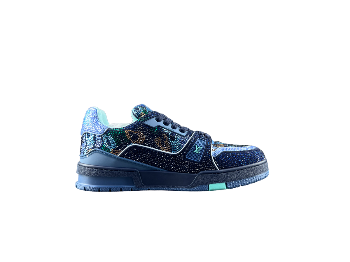Louis Vuitton LV Pantofi sport Albastru Diamonds Luxury Ediție - prezentare produs