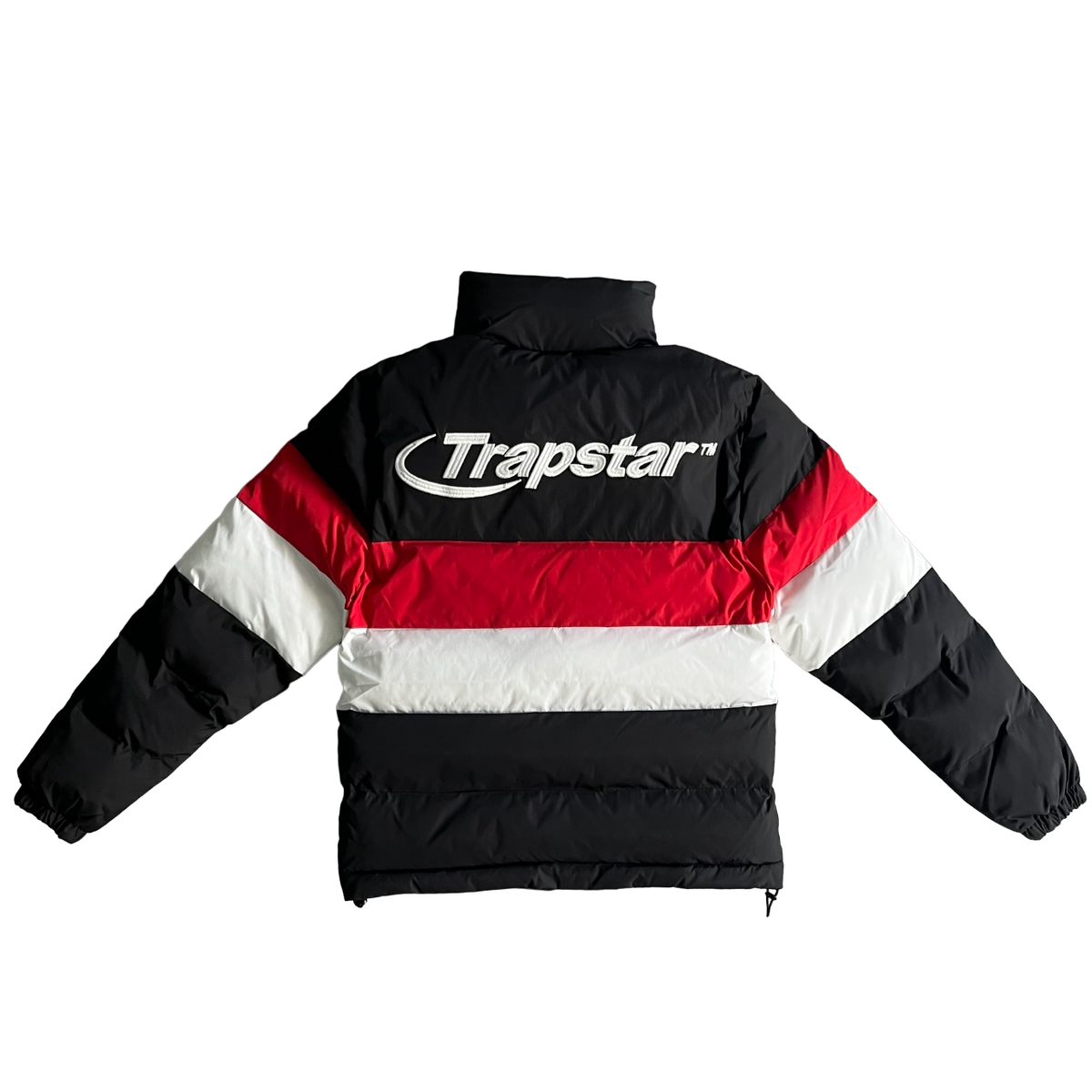 Trapstar Hyperdrive Puffer Geacă Negru Roșu Alb - prezentare produs