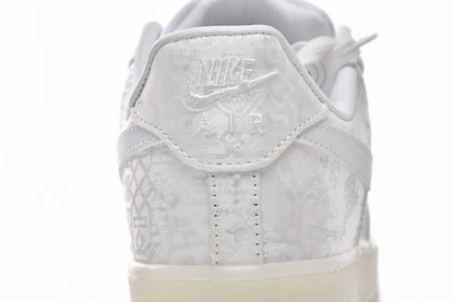 Clot X Nike Air Force Premium Alb Silk Pantofi sport - prezentare produs