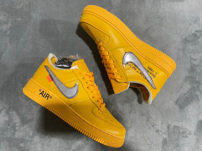 Nike Air Force X Off-White Galben - prezentare produs