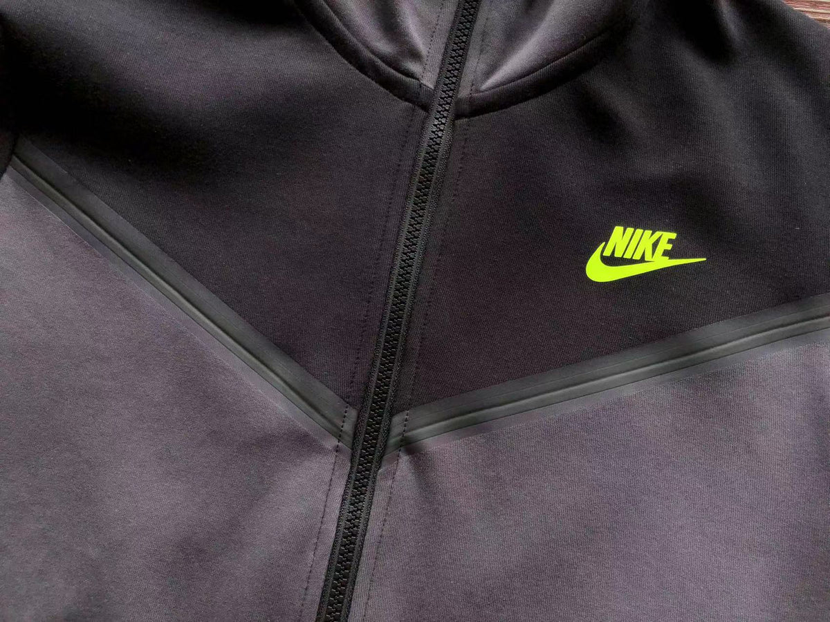 Nike Tech Fleece Negru Gri Fleece - prezentare produs