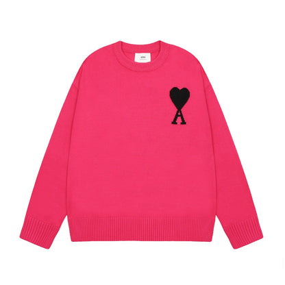 Ami Paris Pulover Roz - prezentare produs