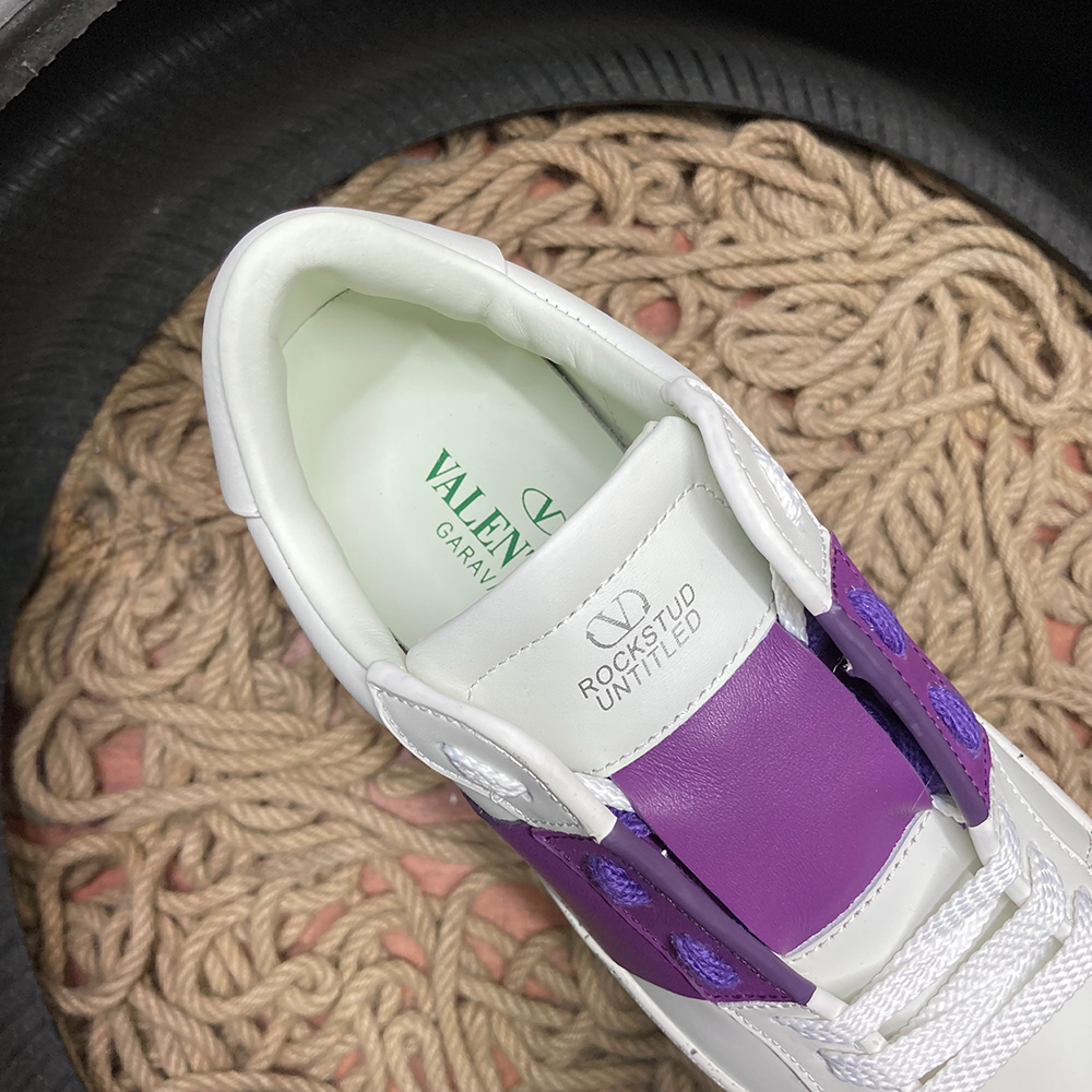 Valentino Open Dark Violet Alb Pantofi sport - prezentare produs