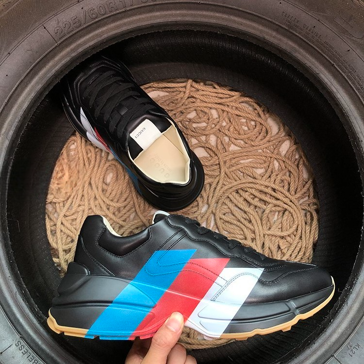 Gucci Rython Negru 3 Stripes - prezentare produs