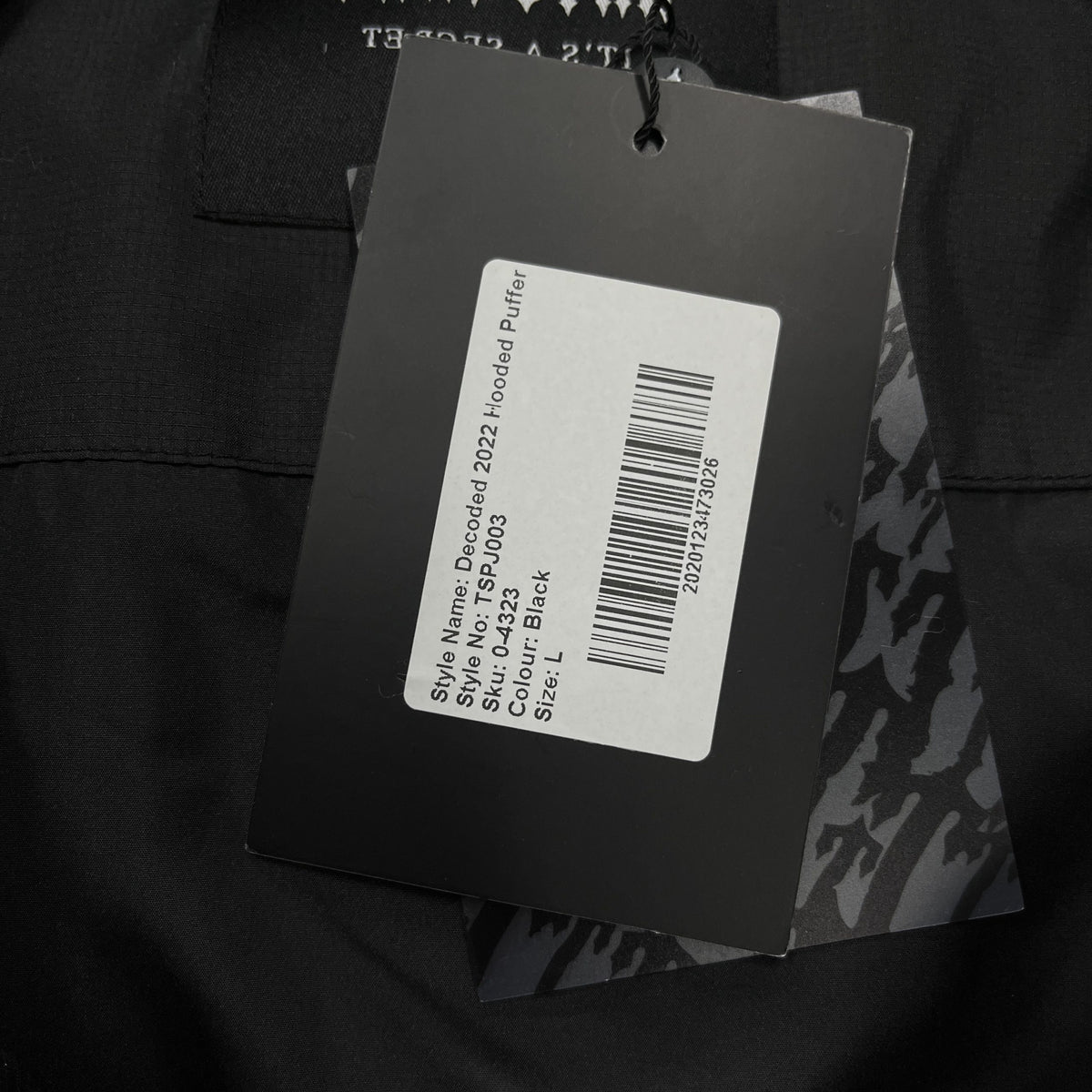 Trapstar Hooded Puffer Geacă Negru - prezentare produs
