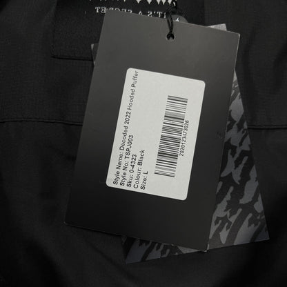 Trapstar Hooded Puffer Geacă Negru - prezentare produs