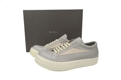 Rick Owens Gri Piele Pantofi sport - prezentare produs