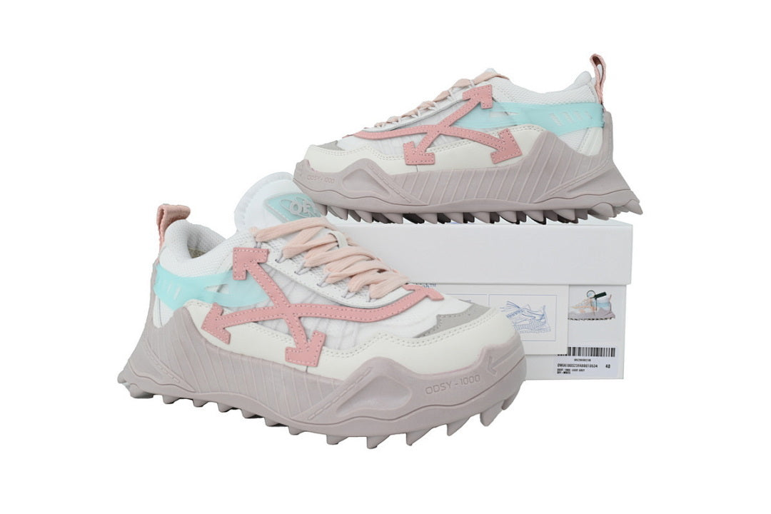 Off-White Off-White Odsy 1000 Roz Light Gri Pantofi sport - prezentare produs
