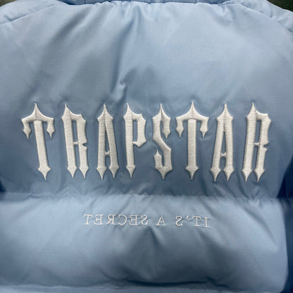 Trapstar Damă Decoded Puffer Baby Albastru - prezentare produs