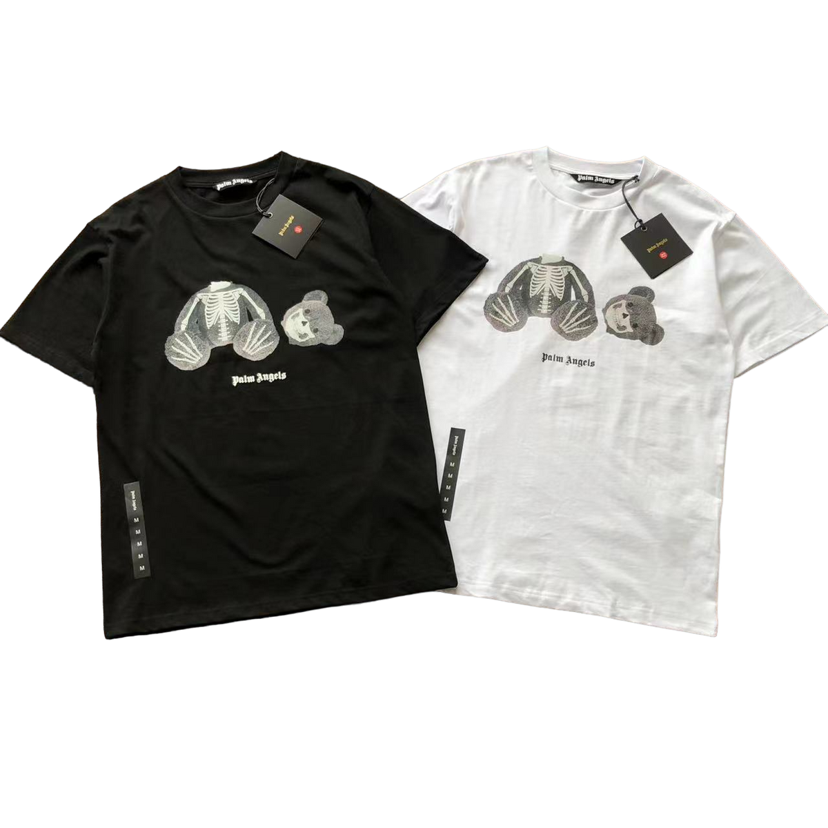 Palm Angels Skeleton Bear Tricou - prezentare produs