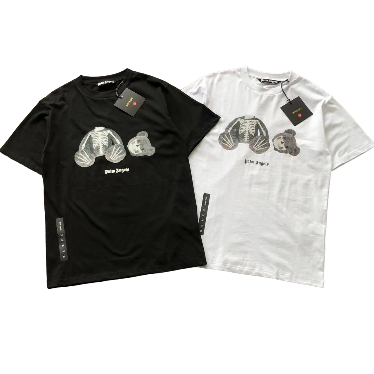 Palm Angels Skeleton Bear Tricou - prezentare produs