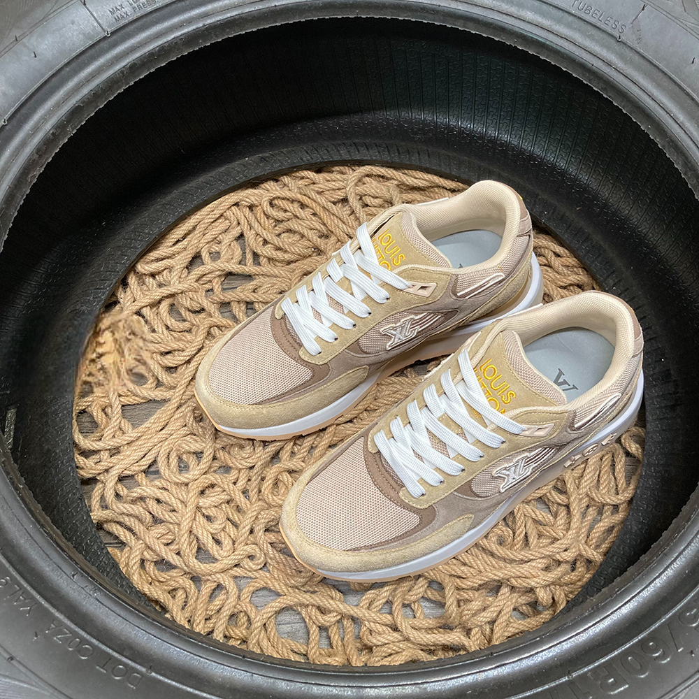 Louis Vuitton LV Run Away Crem Pantofi sport - prezentare produs