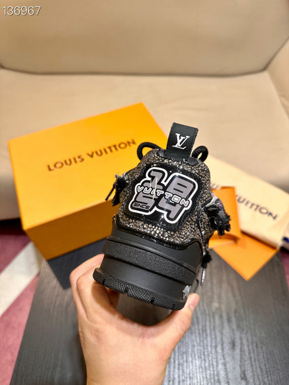 Louis Vuitton LV Skate Negru Distressed Pantofi sport - prezentare produs