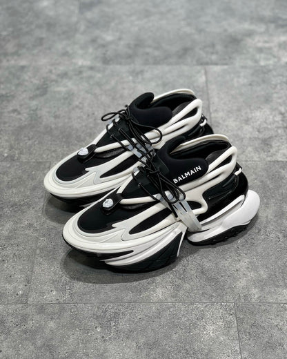 Balmain Unicorn Negru Alb Pantofi sport - prezentare produs