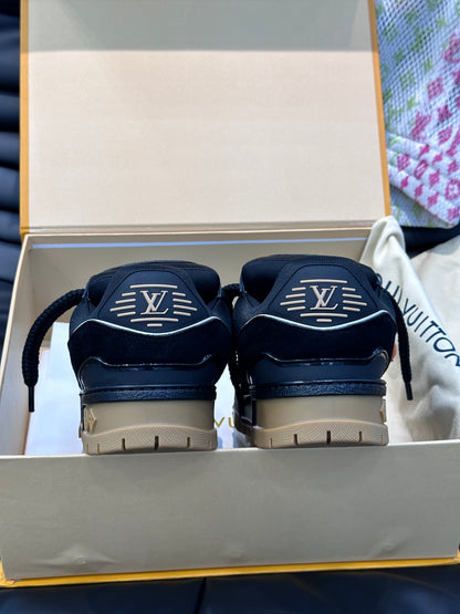 Louis Vuitton LV Trainers Maxi Negru Pânză - prezentare produs
