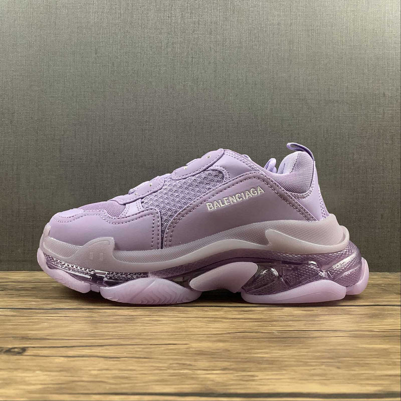 Balenciaga Triple S Deschis Violet Transparent Sole - prezentare produs