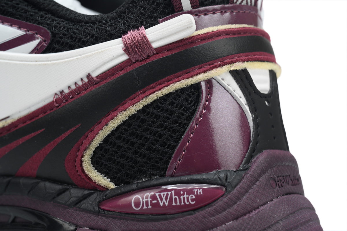 Off-White Off-White Be Right Back Bordo Pantofi sport - prezentare produs