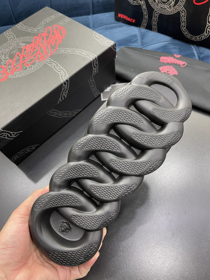 Versace Chain Reaction Full Negru Pantofi sport - prezentare produs